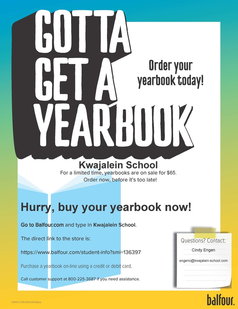 Yearbook Order Form